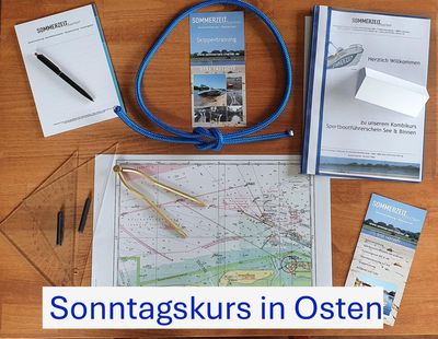 Sportbootführerschein-Kombikurs See & Binnen / ab 03.05.2026 / Sonntags 10:00 - 17:00 Uhr in 21756 Osten (bei Hemmoor)