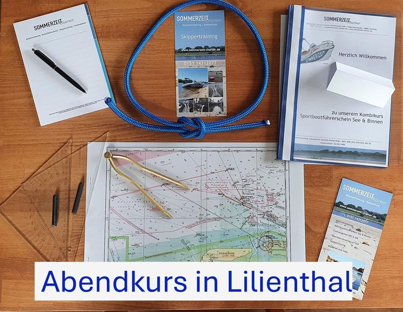 Sportbootführerschein-Kombikurs See & Binnen / ab 08.04.2026 / Mittwochs 18:30 - 21:30 Uhr in Lilienthal Sportbootführerschein-Kombikurs See & Binnen / ab 08.04.2026 / Mittwochs 18:30 - 21:30 Uhr in Lilienthal