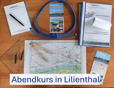 Sportbootführerschein-Kombikurs See & Binnen / ab 29.10.2026 / Donnerstags 18:30 - 21:30 Uhr in Lilienthal Sportbootführerschein-Kombikurs See & Binnen / ab 29.10.2026 / Donnerstags 18:30 - 21:30 Uhr in Lilienthal