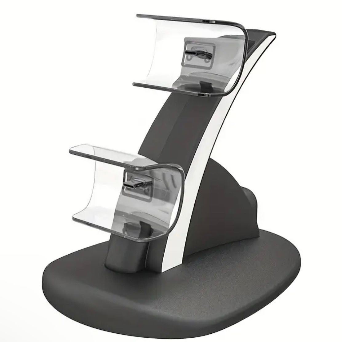 PS5 Controller Charging Dock | Controller Display | Black / White