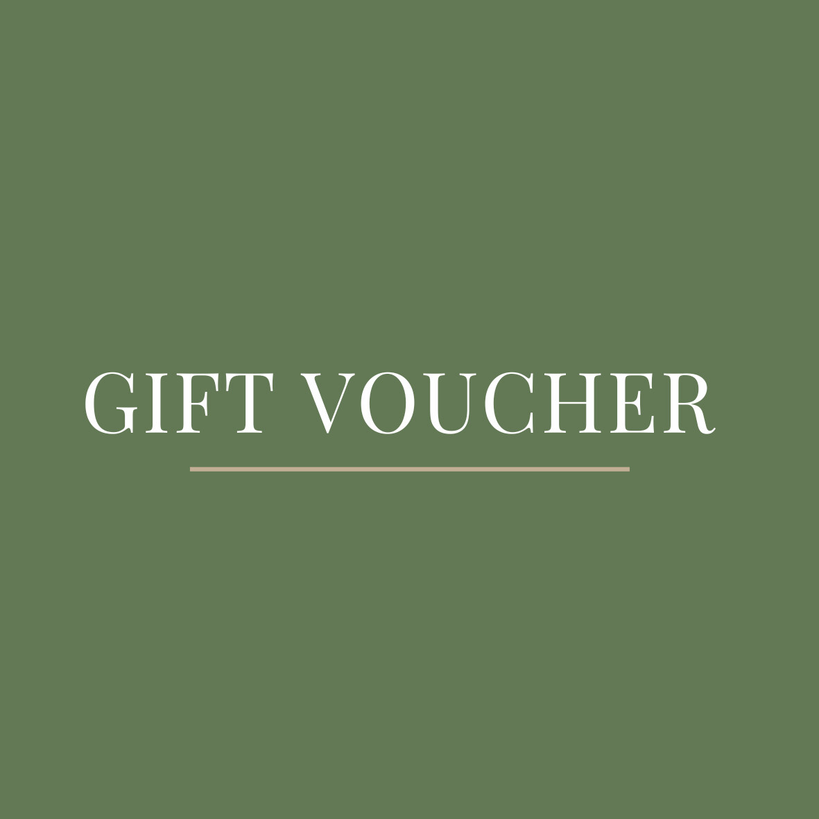 Gift voucher (delivered by post)