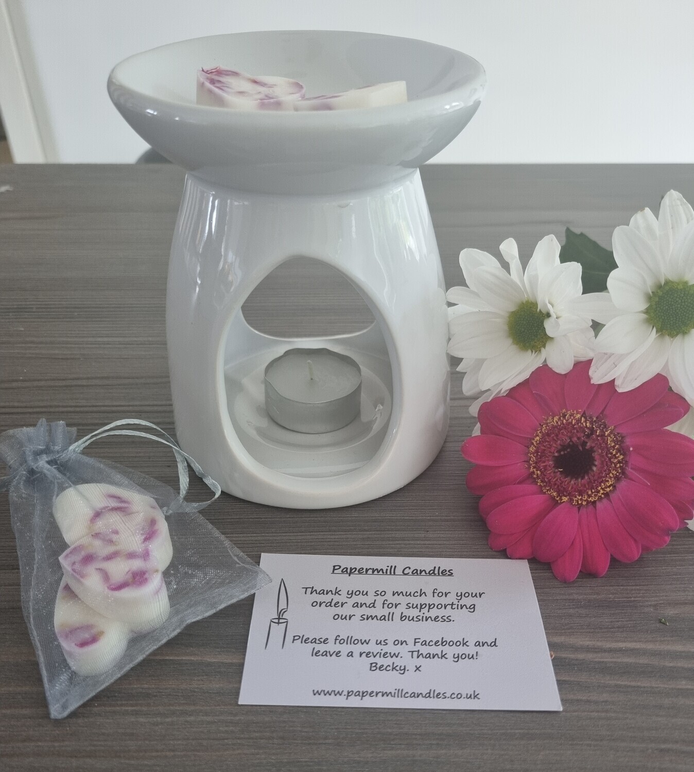 White Ceramic Wax Burner