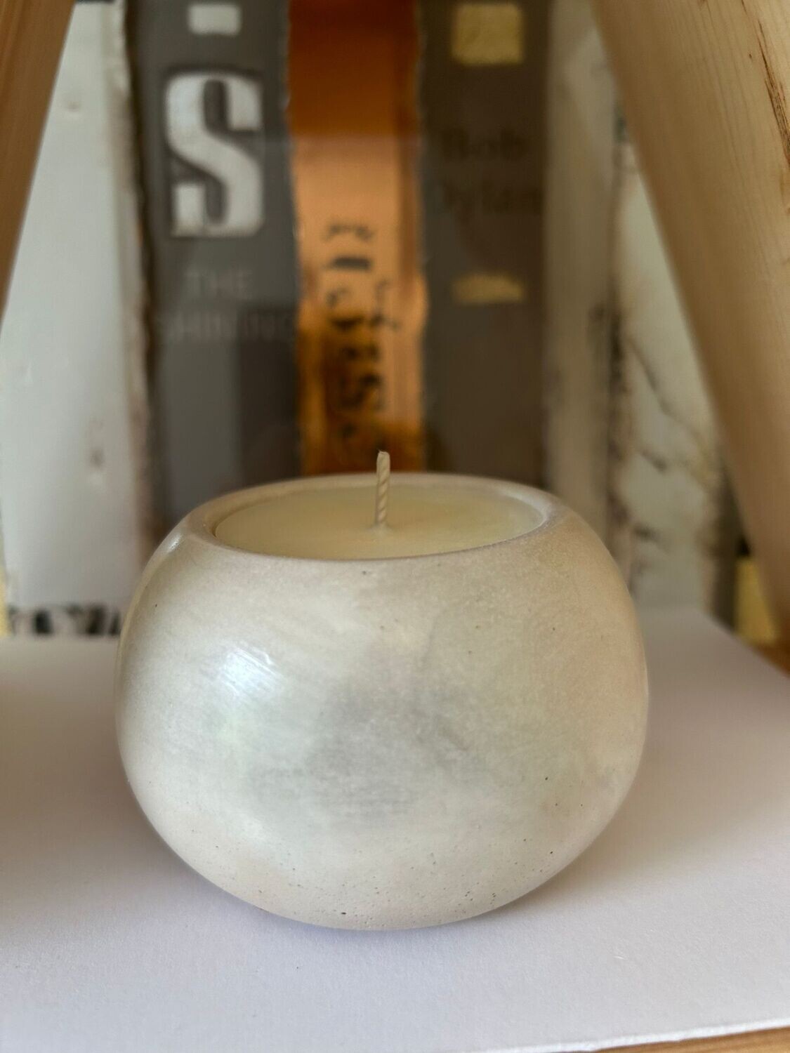 &#39;Pure Vanilla&#39; - sandstone  small bowl 100g