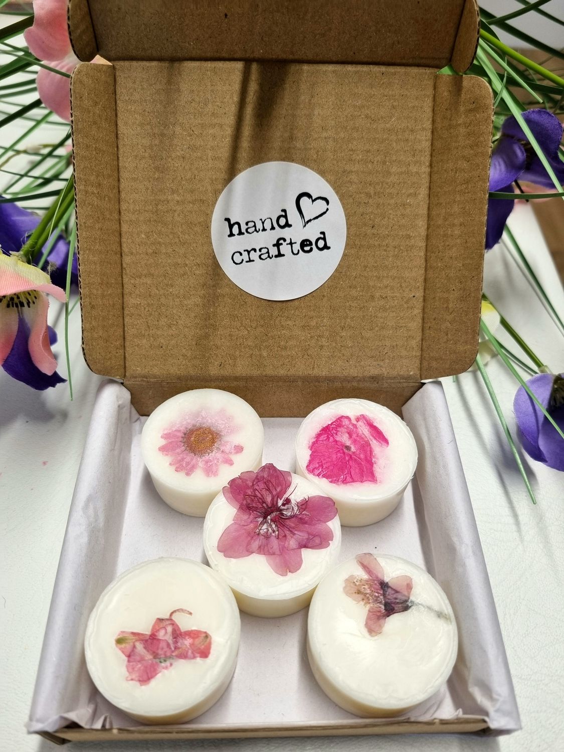 &#39;Champagne &amp; Raspberry&#39; - 5 large wax melts