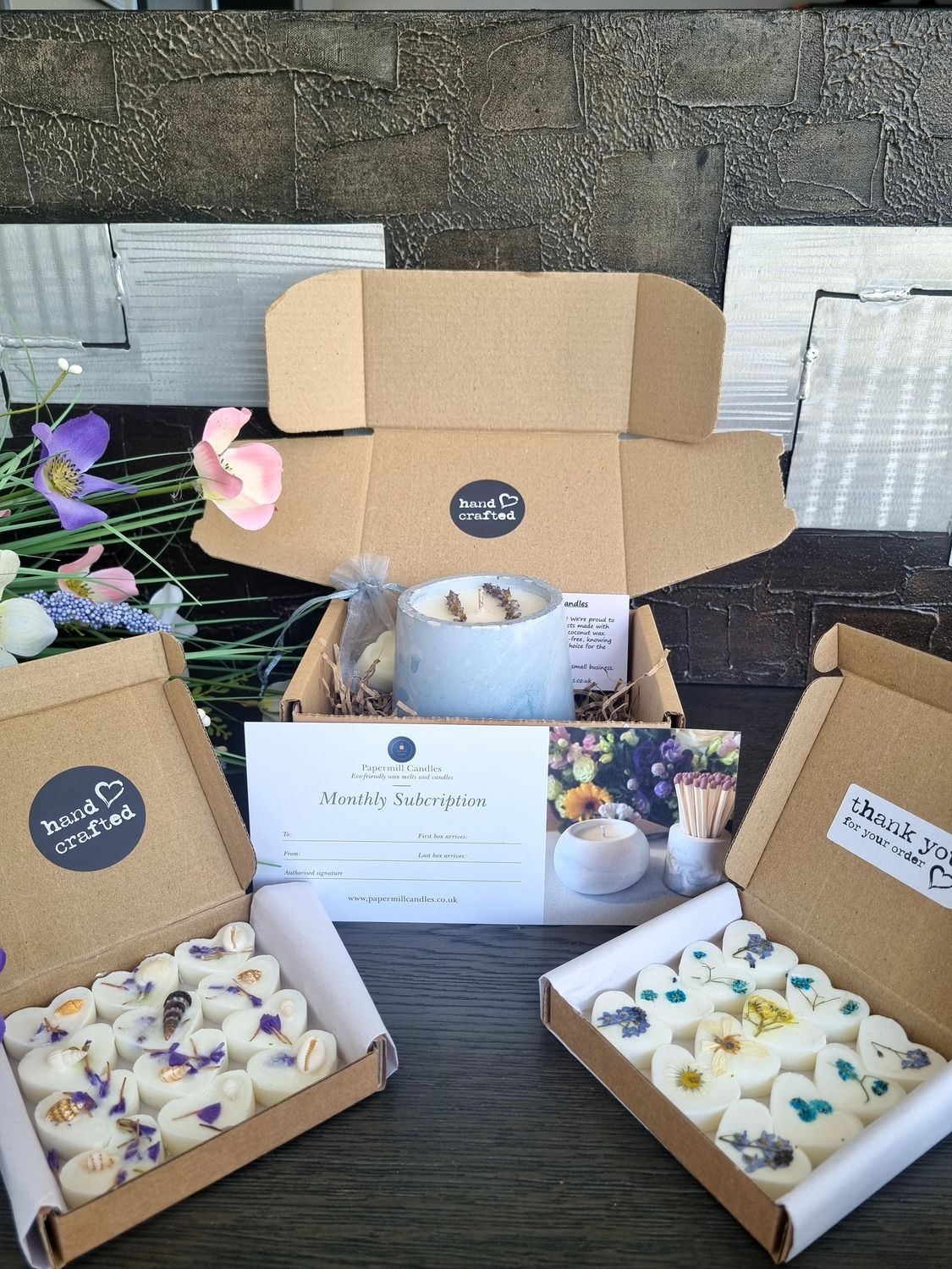 One Candle + Two Boxes of Wax Melts