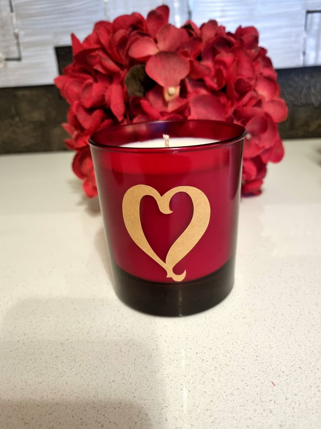 &#39;English Rose&#39; - 220g candle and gift box