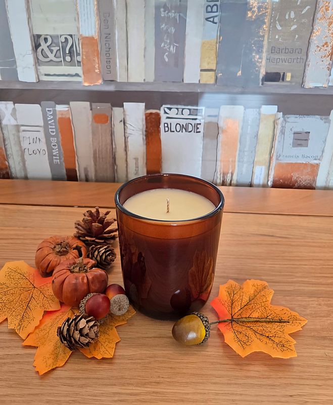 &#39;Wrapped in Autumn&#39; - 220g candle