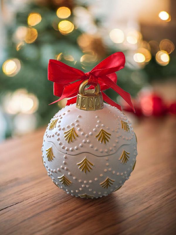 &#39;Gingerbread&#39; - hand-painted 200g candle