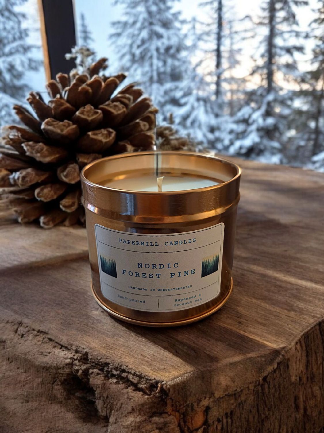 &#39;Nordic Forest Pine&#39; - 180g candle