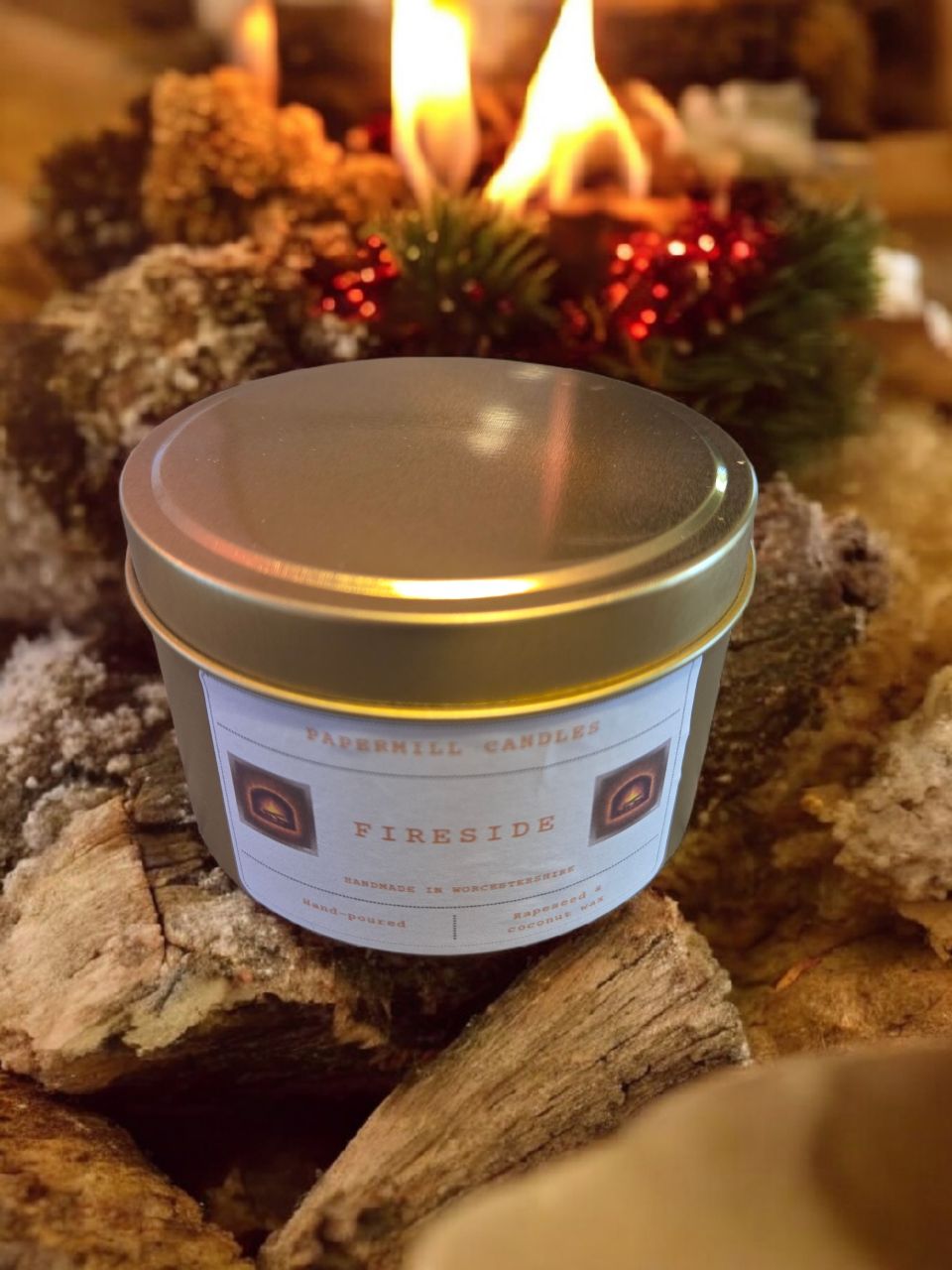 'Fireside' 180g candle