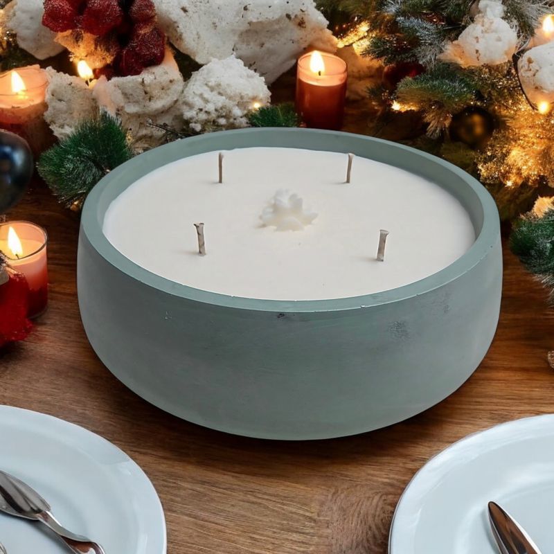 'Cinnamon &amp; Apple' - 650g extra large bowl candle