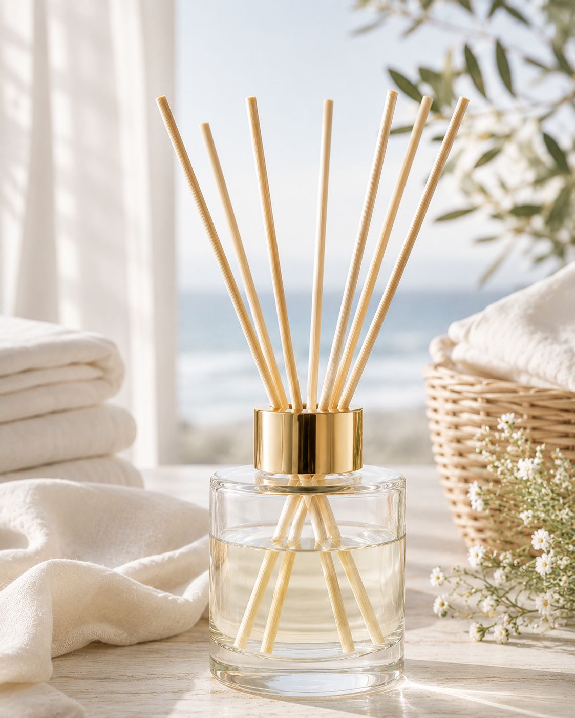 'Fresh Linen' - 100ml reed diffuser