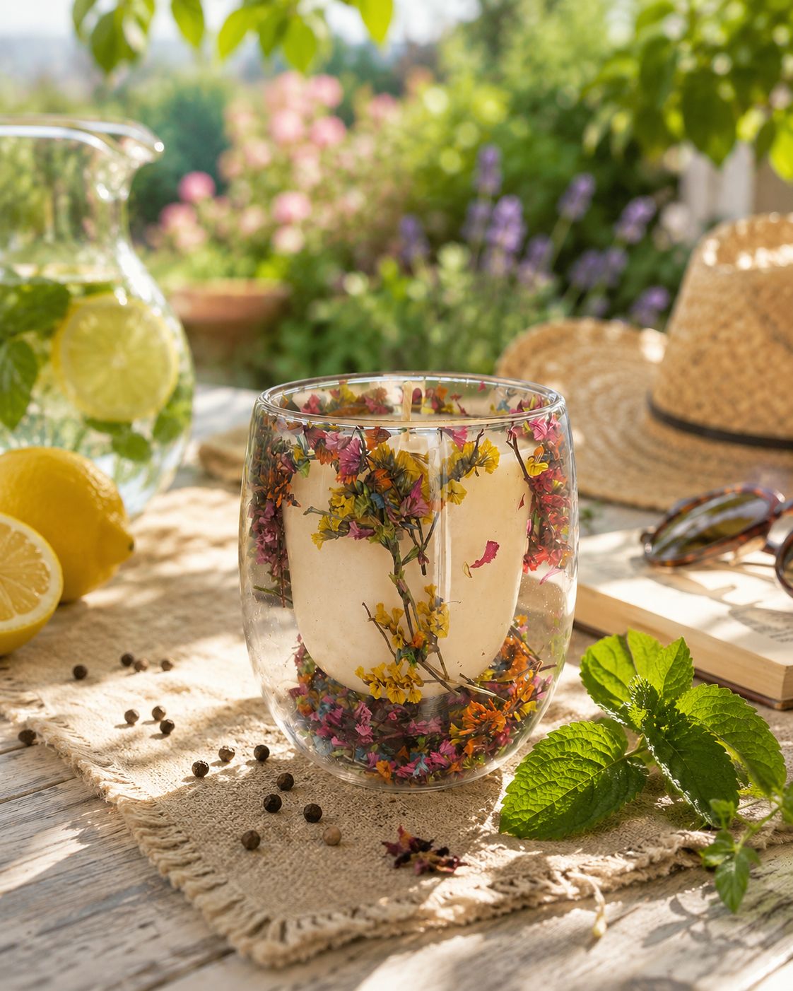 'Botanical Patchouli' - 200g decorative candle