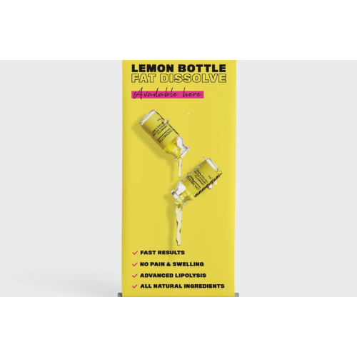 Lemon bottle banner 