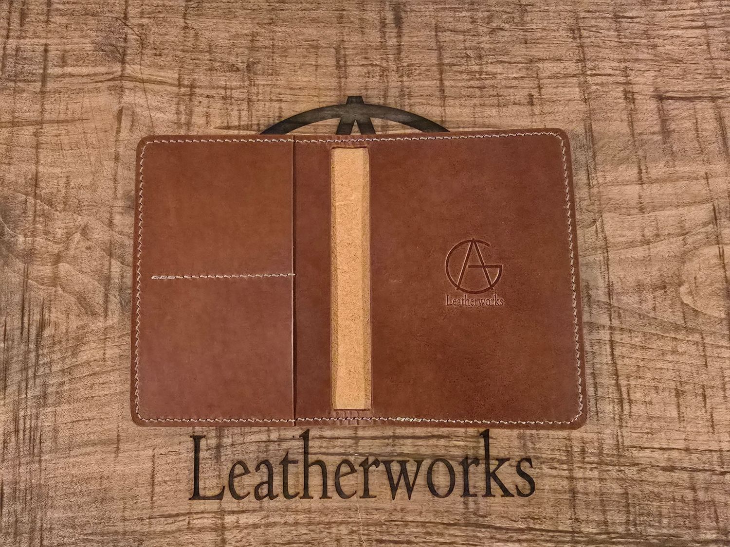 LEATHER PASSPORT HOLDER