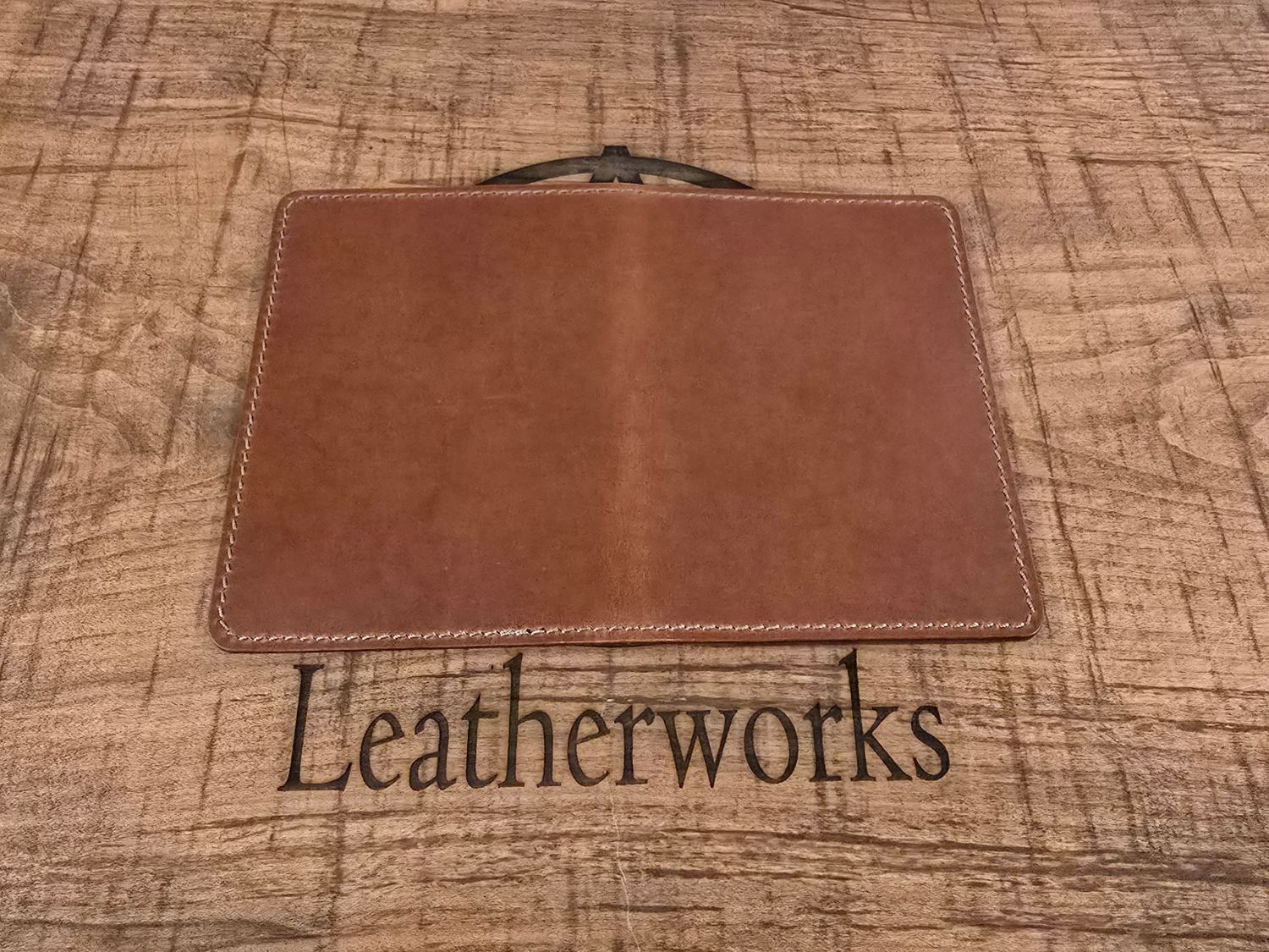 LEATHER CHECKBOOK COVER
