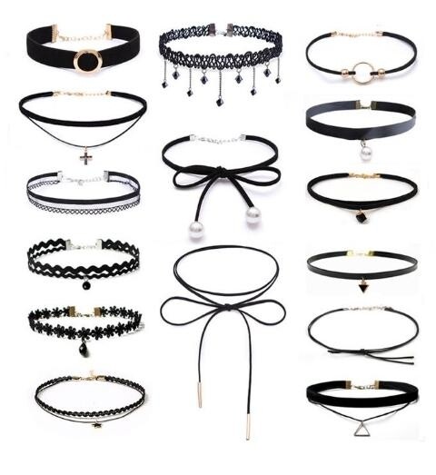Black CHOKER Necklaces