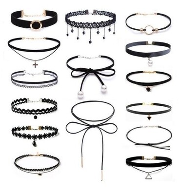 Black CHOKER Necklaces