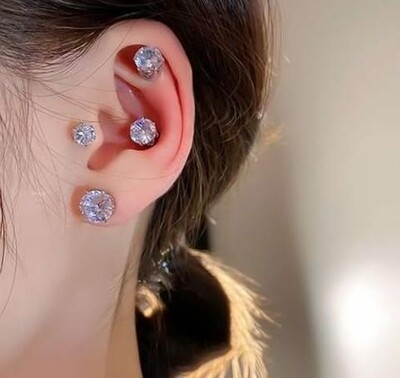 Clear Crystal Magnetic Stud