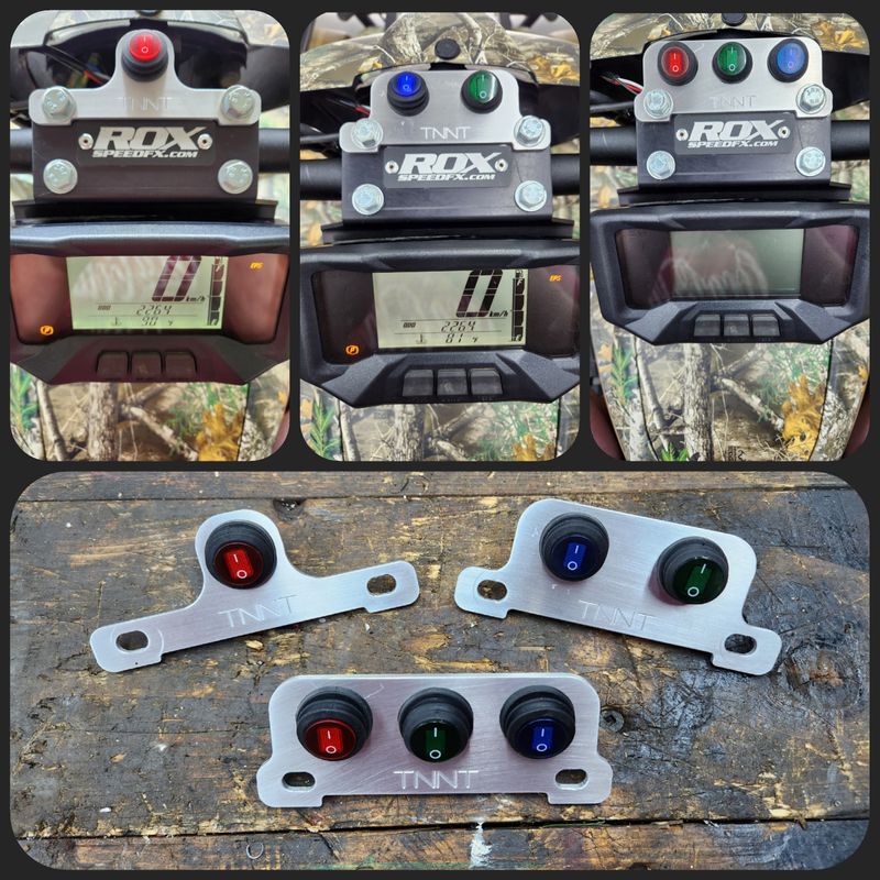 Switch panel for 2014+ grizzly/kodiak risers