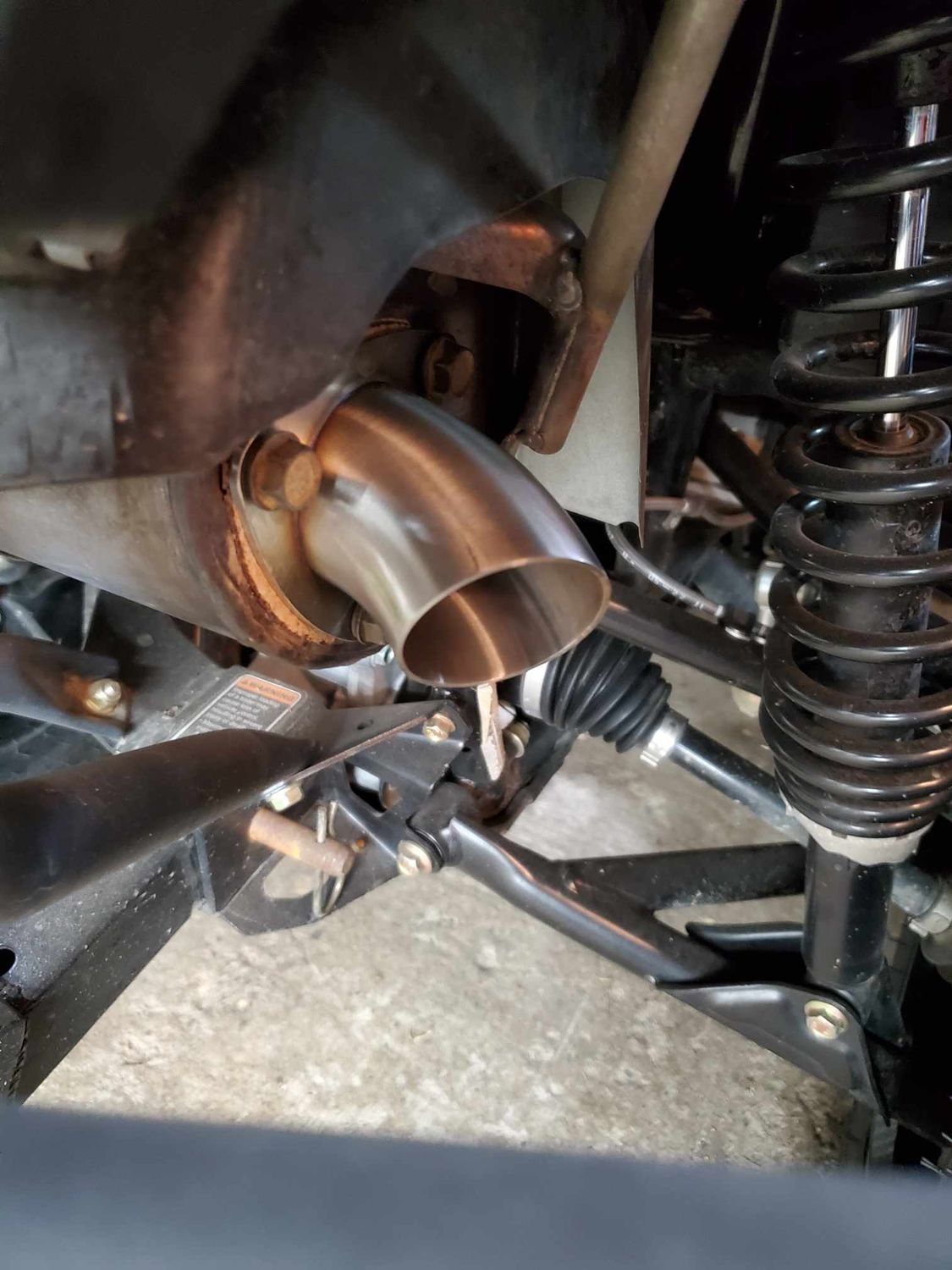 2023+ outlander 700 stainless tip