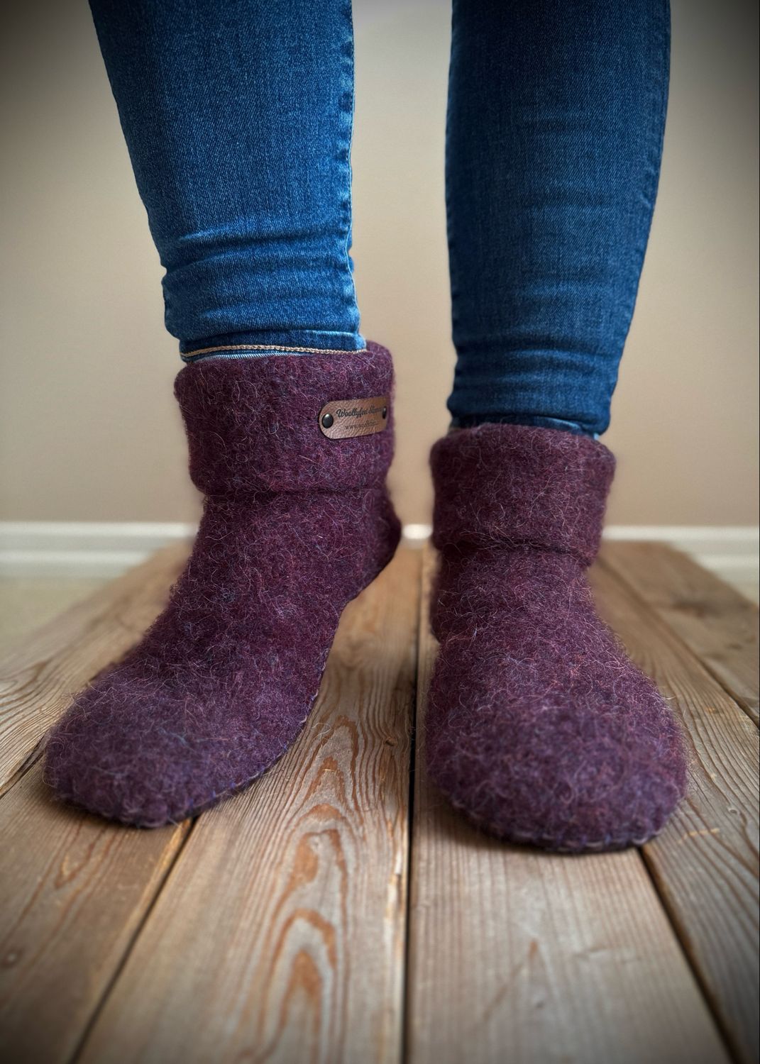 Grape with Folded Cuff, Women’s Size 10