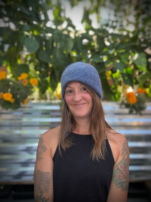 Denim Cloche