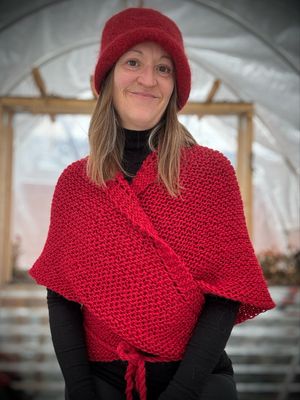 Outlander Shawl - Cardinal