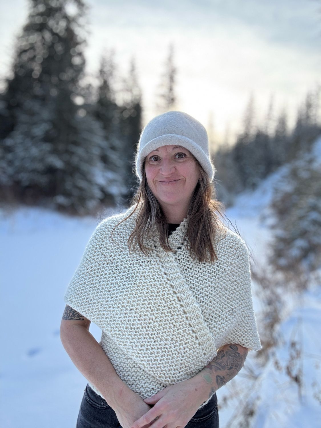 Outlander Shawl - Polar