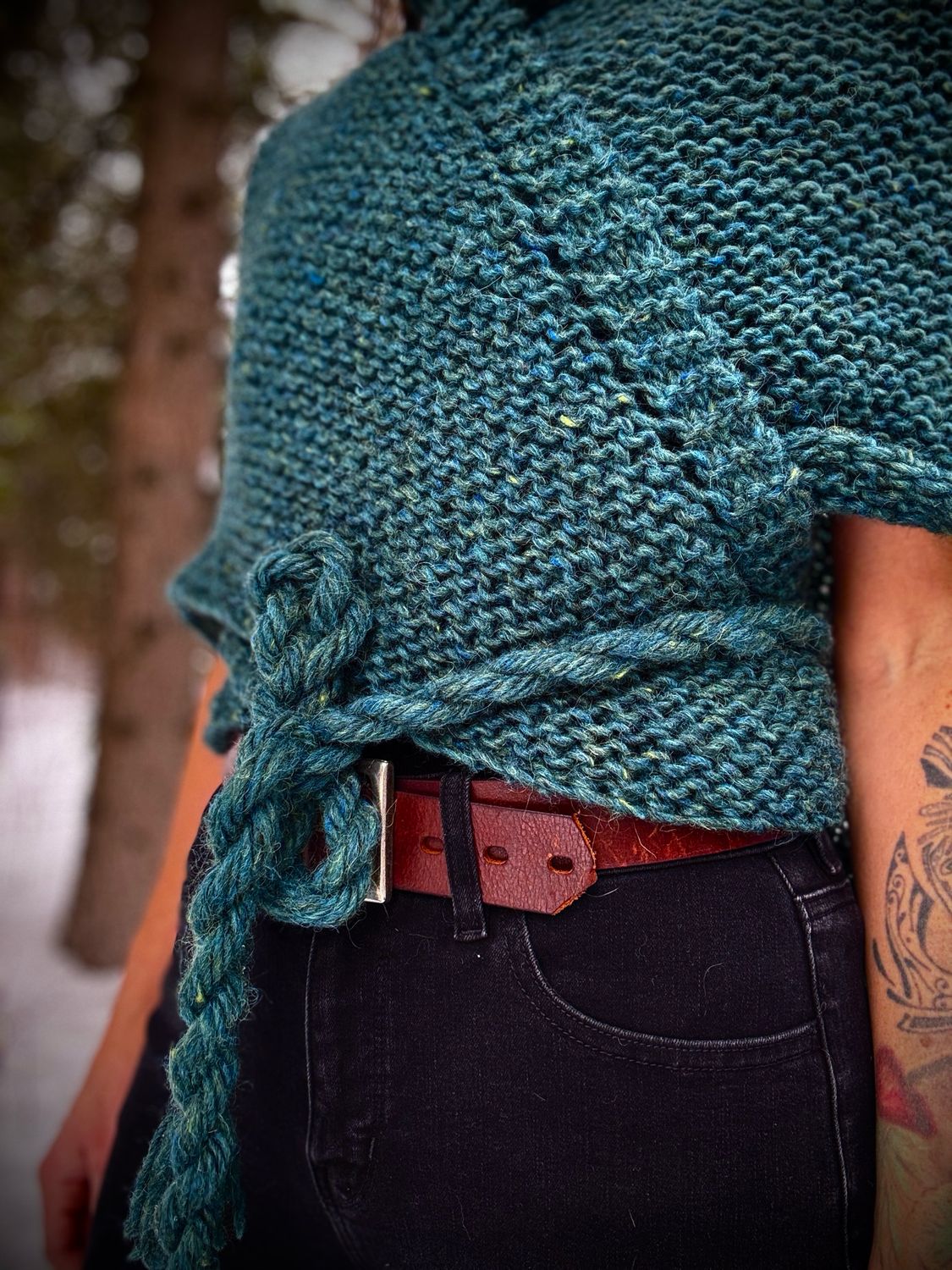 Outlander Shawl - Peacock