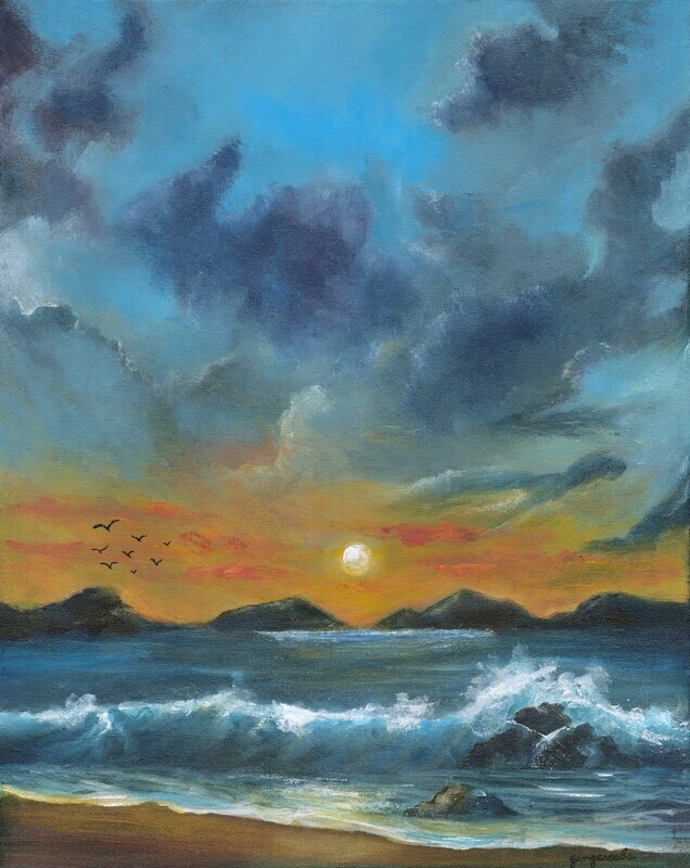 Sunset Waves