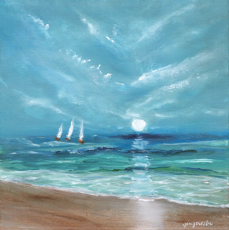 Three Sailboats