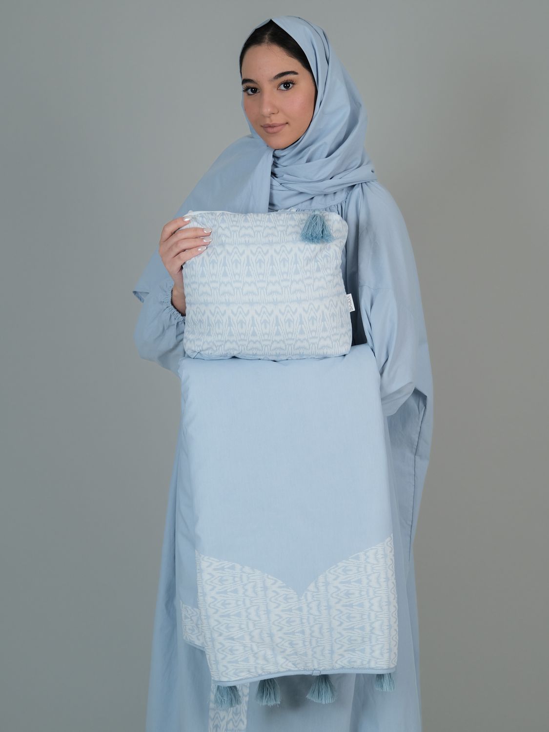 Blue Shalla Set