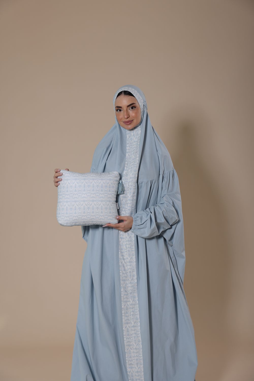 Blue Round Travel Bag