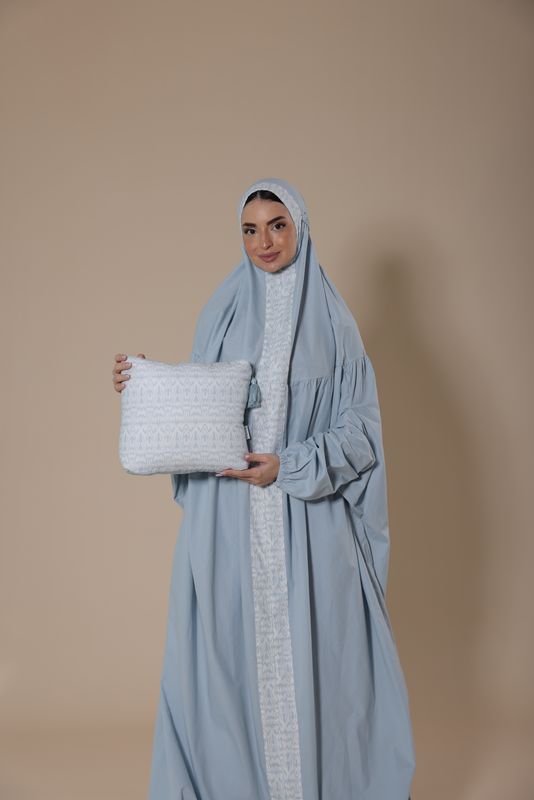 Blue Round Travel Bag