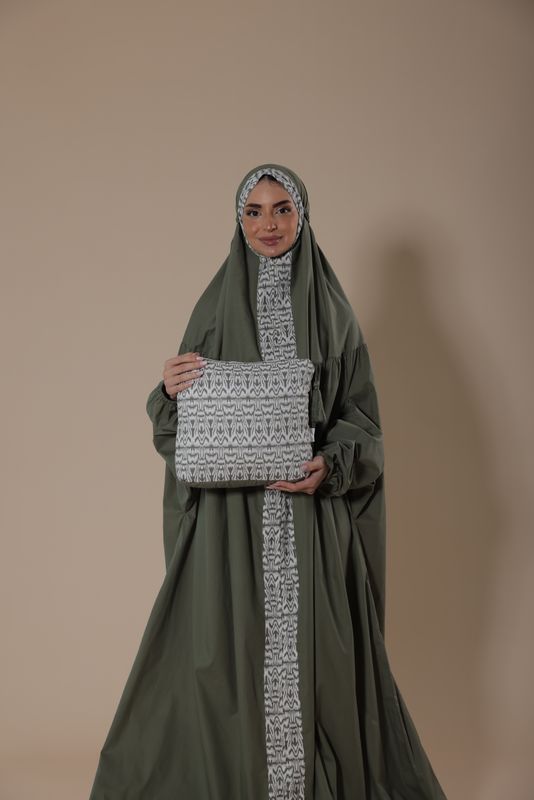 Olive Round Travel Bag