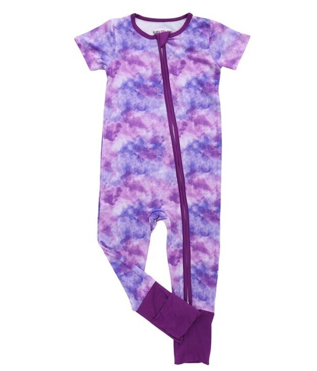 Bamboo Purple Tie-Dye Convertible Zippy