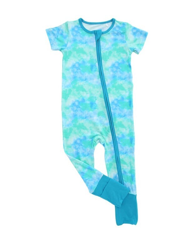 Bamboo Teal Tie-Dye Convertible Zippy