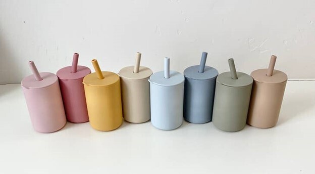 Mini Silicone Straw Cup