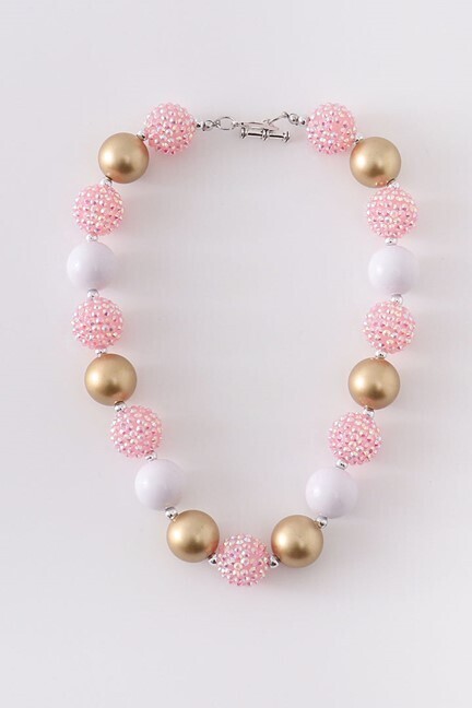 Pink Bubble Necklace
