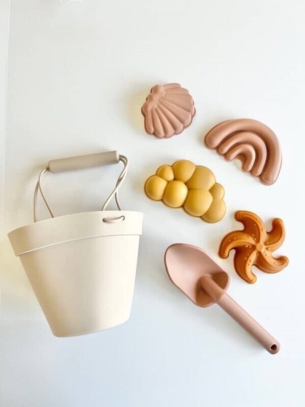  Silicone Beach Bucket Set 