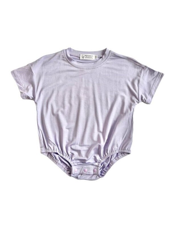 Bamboo Lilac Bubble Romper