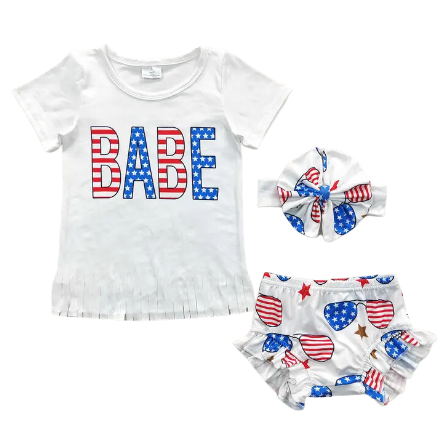 Freedom Babe Bummie Set