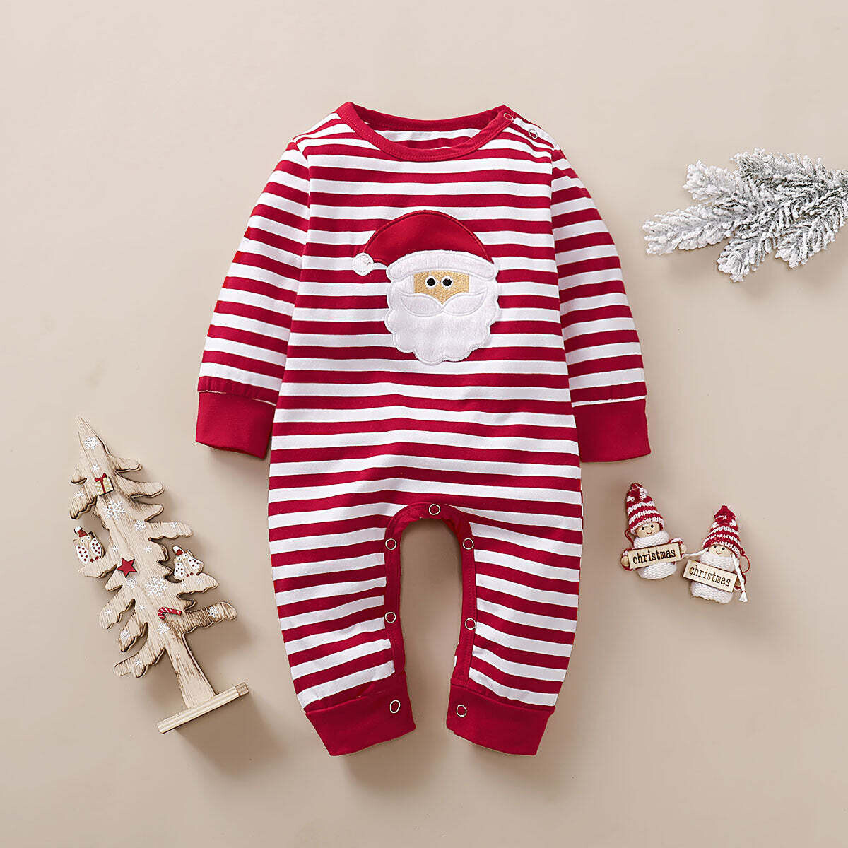 Santa Jam Jams (red cuff)