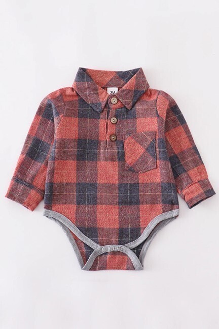 Plaid Romper
