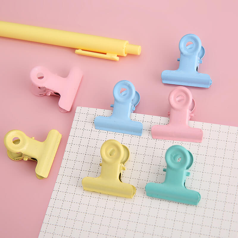 Colorful medal paper clips