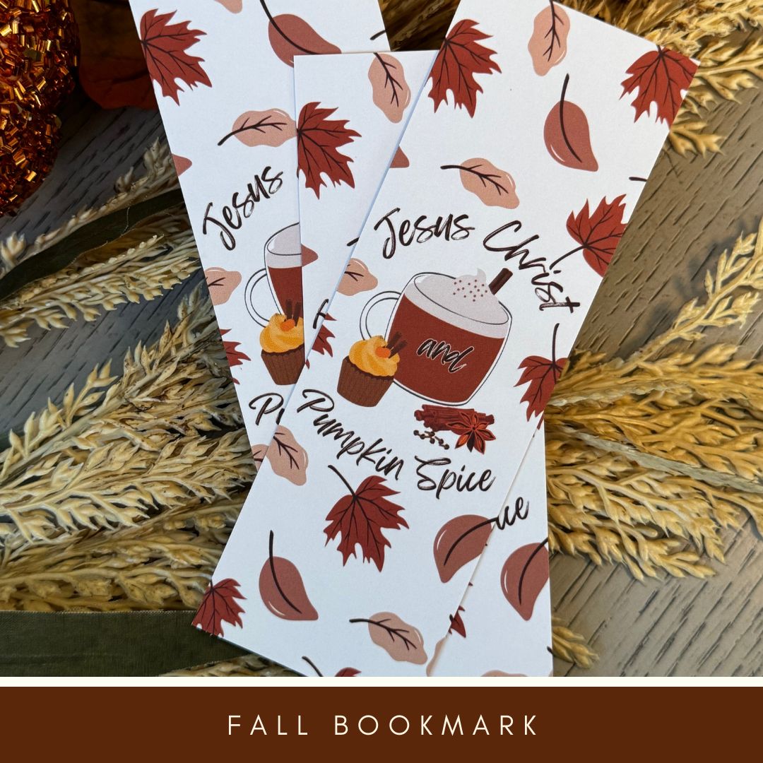 Fall bookmark