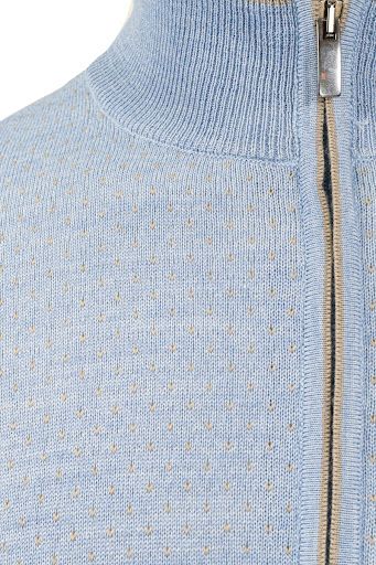 CODICE KNIT QUARTER ZIP BLUE