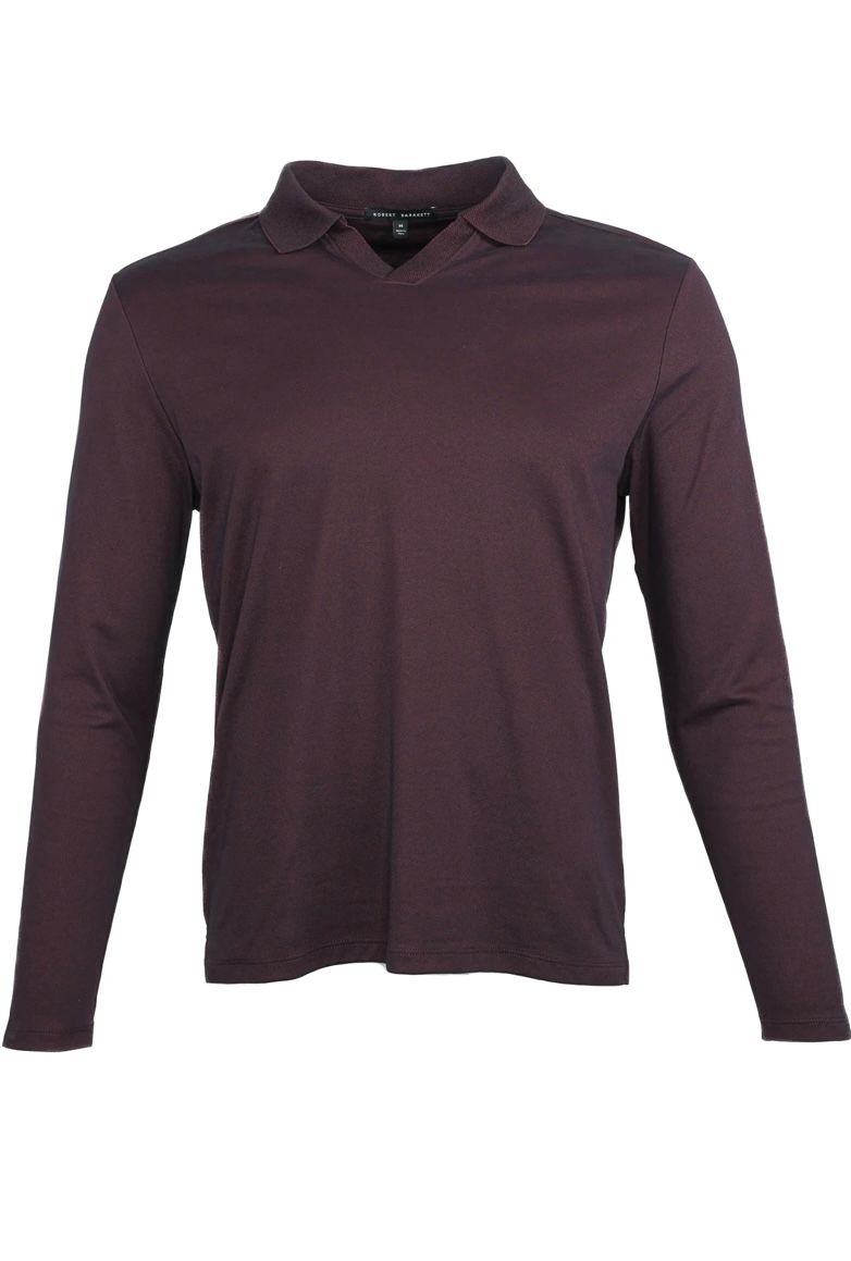 ROBERT BARAKETT ADISON OPEN COLLAR POLO PORT