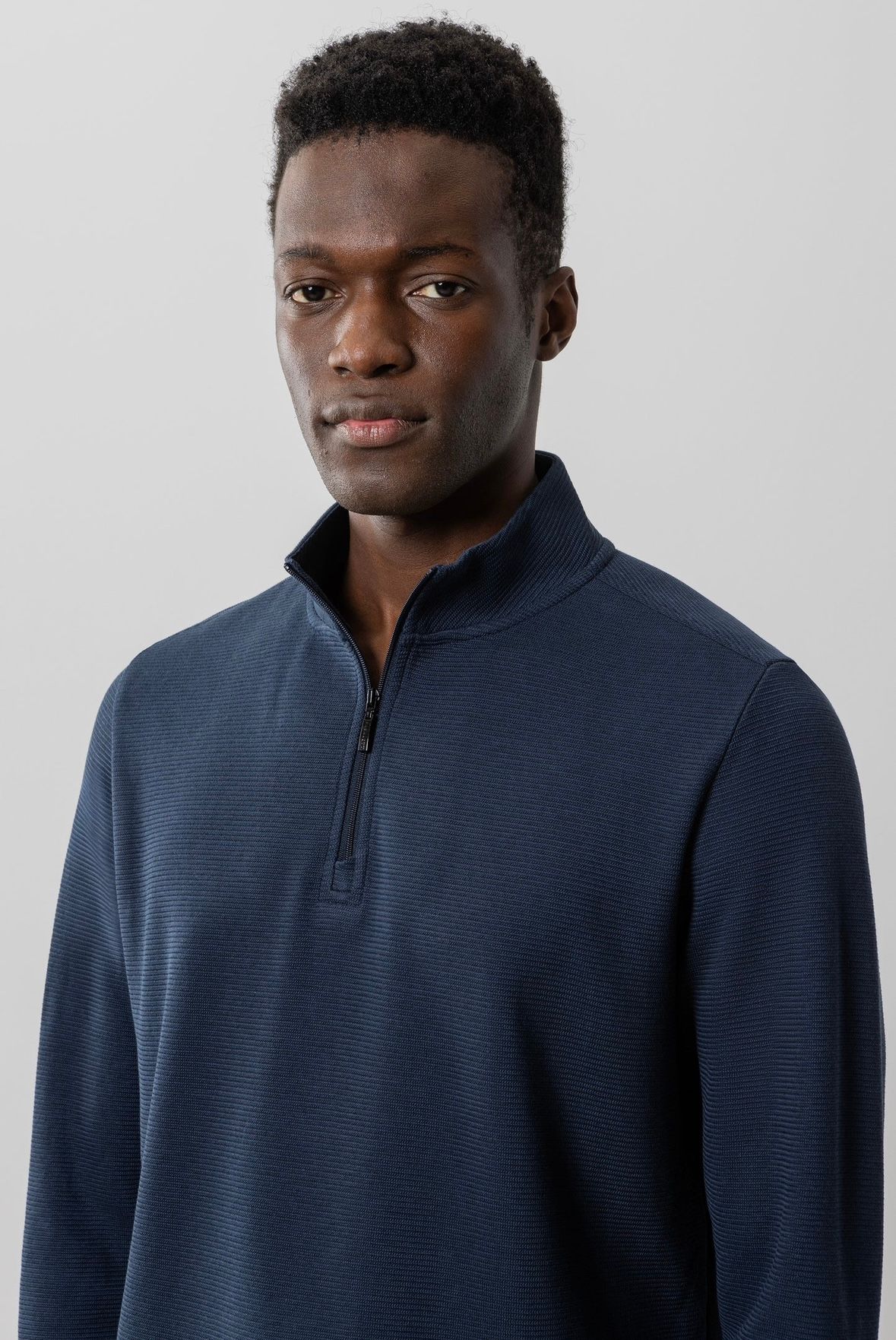 ROBERT BARAKETT KARUNA HALF ZIP NAVY